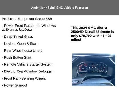 Used 2024 GMC Sierra 2500 Denali Ultimate AWD/4WD image 8