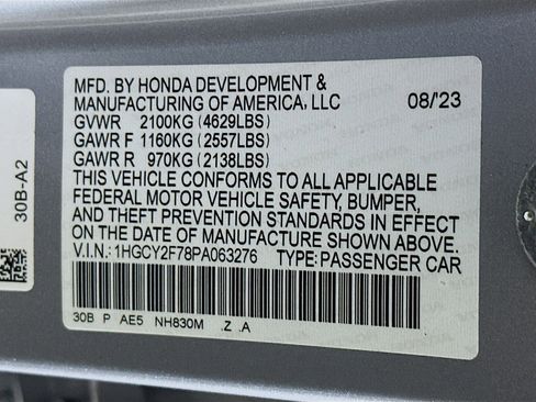 Used 2023 Honda Accord Sport image 12