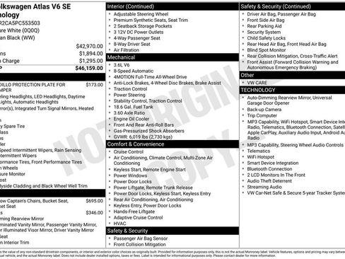 Used 2023 Volkswagen Atlas SE AWD/4WD image 41