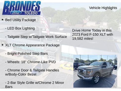 Used 2023 Ford F150 XLT w/ Equipment Group 302A High AWD/4WD image 22