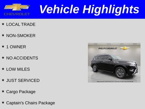 Used 2023 Nissan Armada SL w/ Captain's Chairs Package RWD image 2