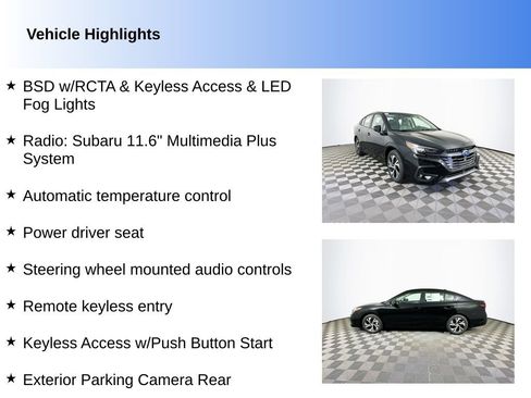 Used 2025 Subaru Legacy Premium w/ Popular Package #1A AWD/4WD image 2