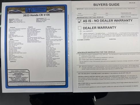 Certified 2023 Honda CR-V EX image 39