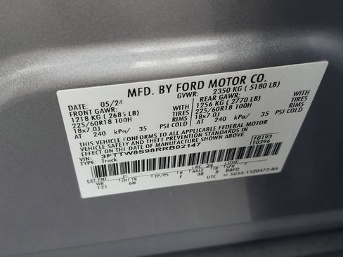 Used 2024 Ford Maverick Lariat w/ 4K Tow Package AWD/4WD image 29