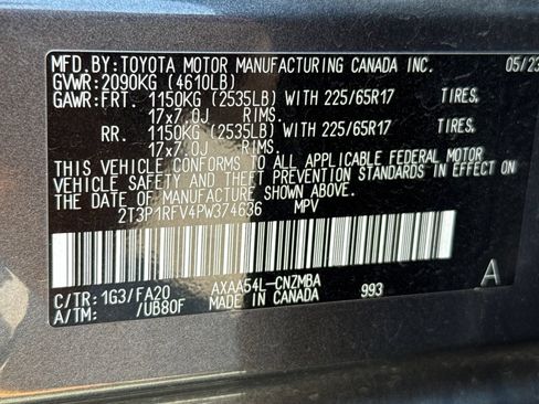 Used 2023 Toyota RAV4 XLE AWD/4WD image 55