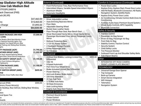 Used 2023 Jeep Gladiator Overland AWD/4WD image 46