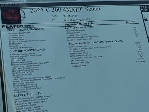 Used 2023 Mercedes-Benz C 300 4MATIC Sedan image 23