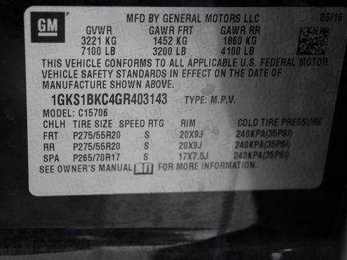 Used 2016 GMC Yukon SLT w/ Open Road Package image 47