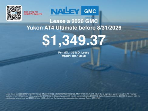 New 2026 GMC Yukon AT4 Ultimate AWD/4WD image 3