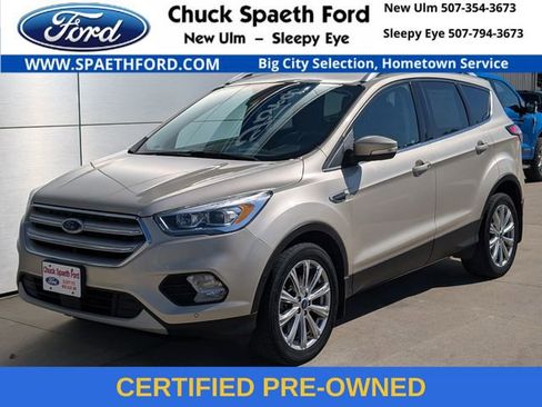 Certified 2018 Ford Escape Titanium w/ Ford Safe & Smart Package image 1