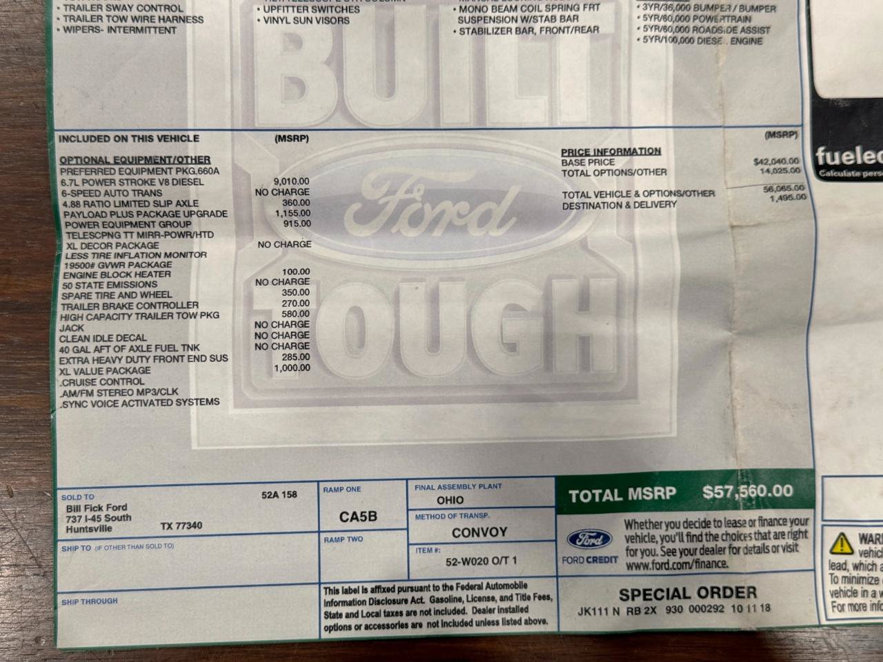 Used 2019 Ford F550 4x4 Regular Cab Super Duty image 55