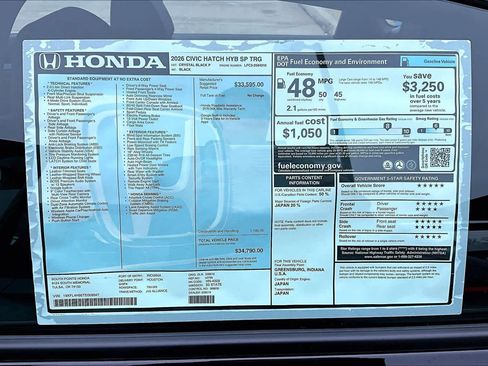 New 2026 Honda Civic Sport Touring image 21