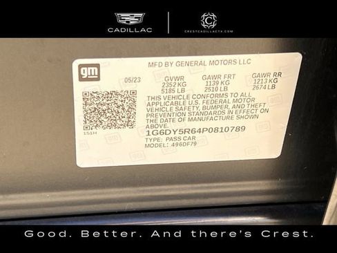 Certified 2023 Cadillac CT5 V Blackwing w/ LPO, Bronce Accent Package image 30