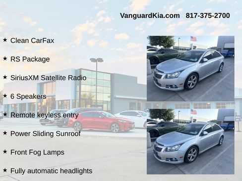 Used 2013 Chevrolet Cruze LT w/ RS Package FWD image 3