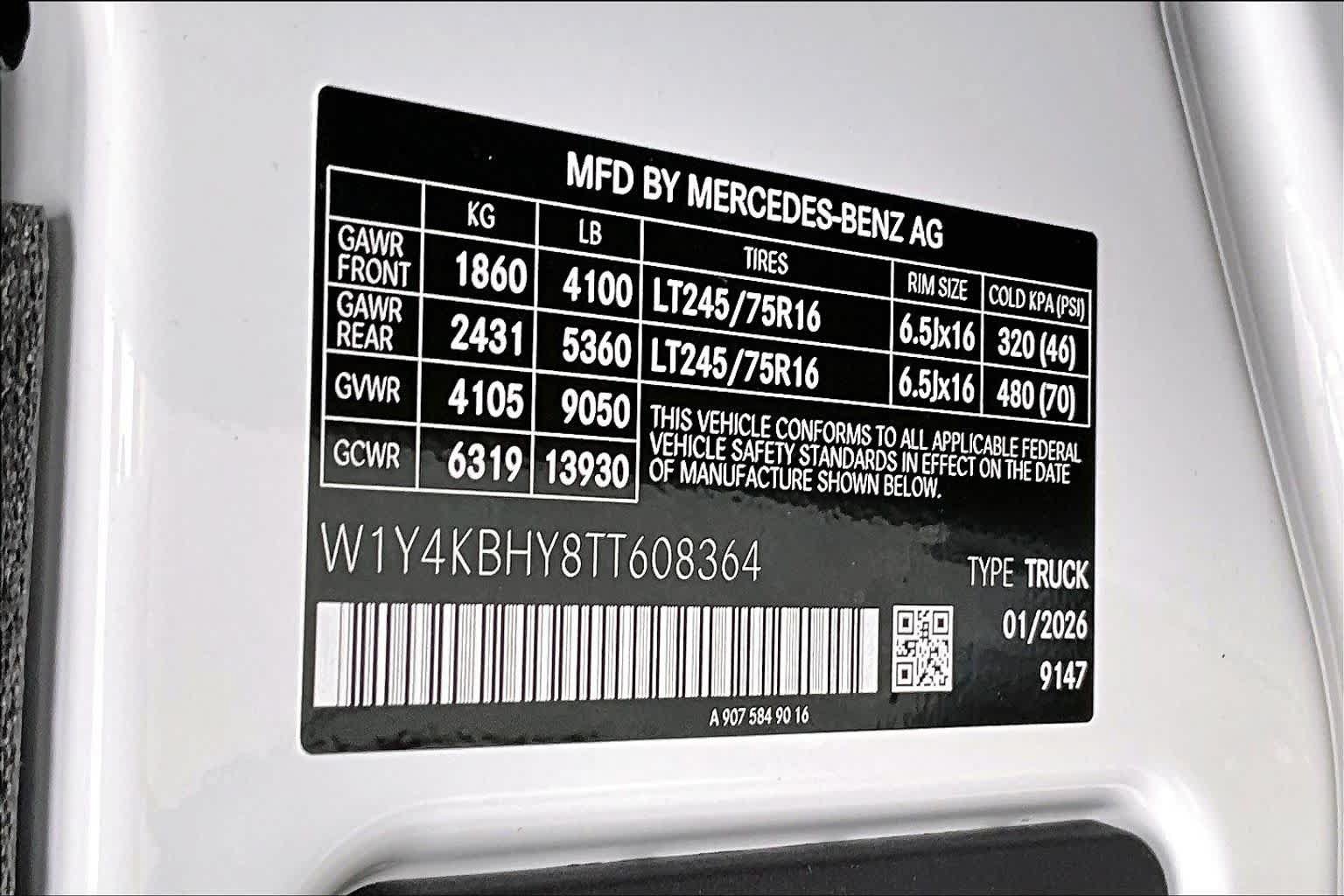 Used 2026 Mercedes-Benz Sprinter 2500 image 21
