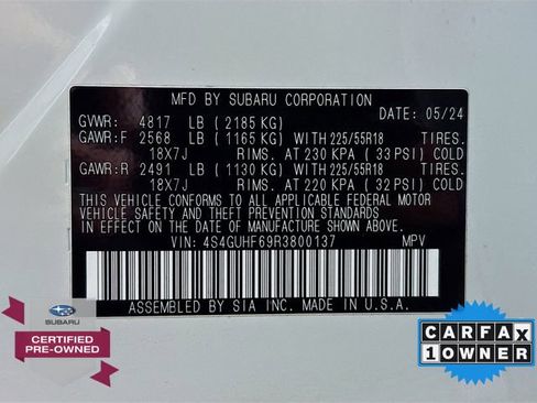 Certified 2024 Subaru Crosstrek 2.5i Sport w/ Crosstrek Mirror Package image 30