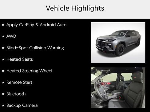 Used 2025 Chevrolet Traverse Z71 w/ Driver Confidence Package AWD/4WD image 7