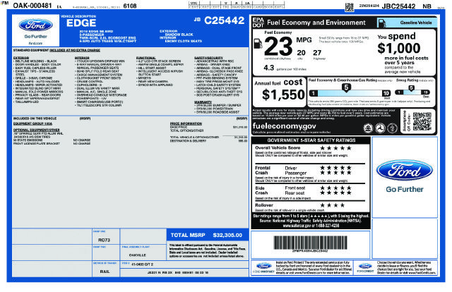 Used 2018 Ford Edge SE AWD/4WD image 9