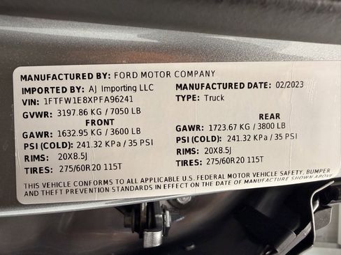 Used 2023 Ford F150 Lariat w/ Equipment Group 502A High image 62