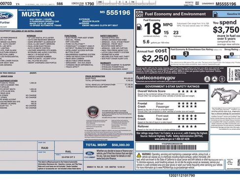 Used 2021 Ford Mustang Mach 1 image 54