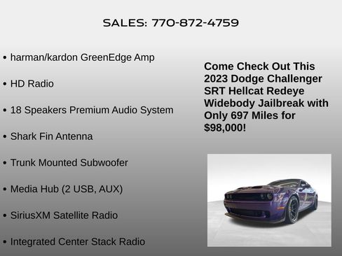 Used 2023 Dodge Challenger SRT Hellcat image 27