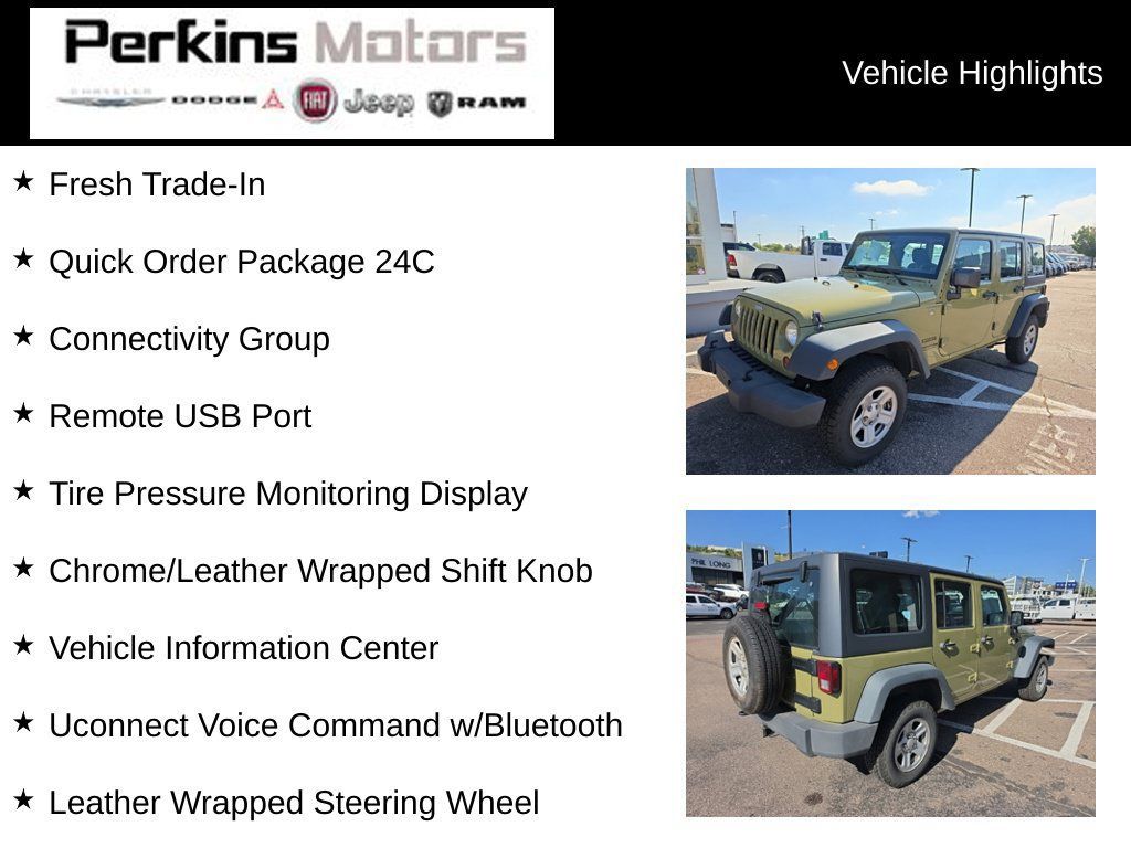 Used 2013 Jeep Wrangler Unlimited Sport w/ Connectivity Group AWD/4WD image 15
