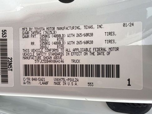 Used 2024 Toyota Tundra Limited image 21