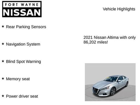 Used 2021 Nissan Altima 2.5 Platinum AWD/4WD image 8
