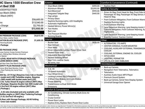 New 2026 GMC Sierra 1500 Elevation w/ Elevation Premium Package image 56