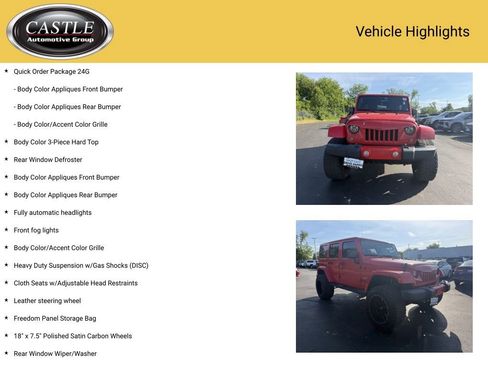 Used 2017 Jeep Wrangler Unlimited Sahara AWD/4WD image 4
