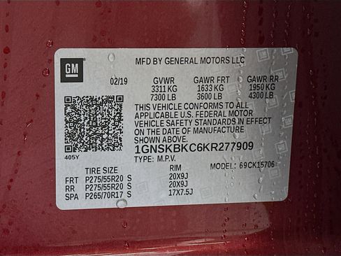 Used 2019 Chevrolet Tahoe LT w/ LT Signature Package image 33