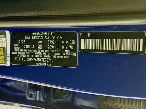 Used 2024 Kia Forte LXS w/ LXS Technology Package FWD image 38