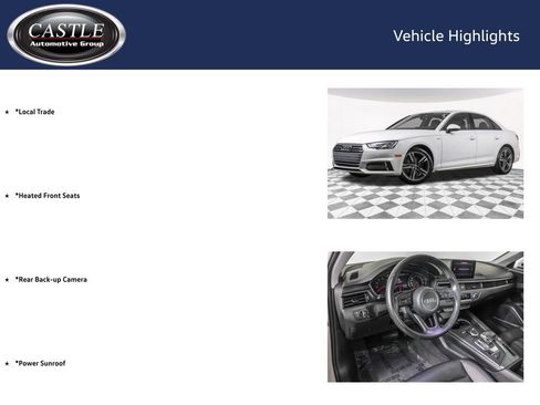 Used 2018 Audi A4 2.0T Ultra Premium Plus w/ Premium Plus Package image 4