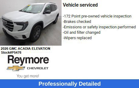 Used 2026 GMC Acadia Elevation AWD/4WD image 61