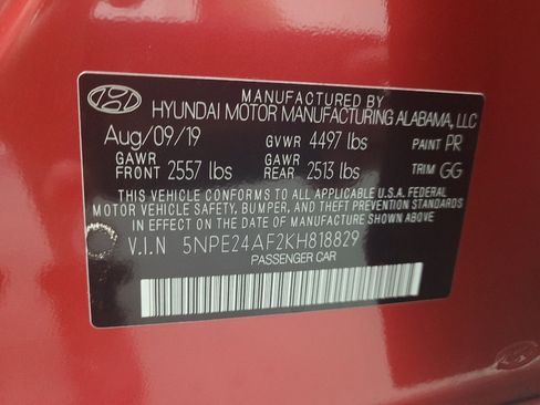 Used 2019 Hyundai Sonata SE FWD image 33