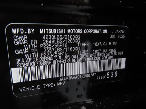 New 2026 Mitsubishi Eclipse Cross SE AWD/4WD image 27