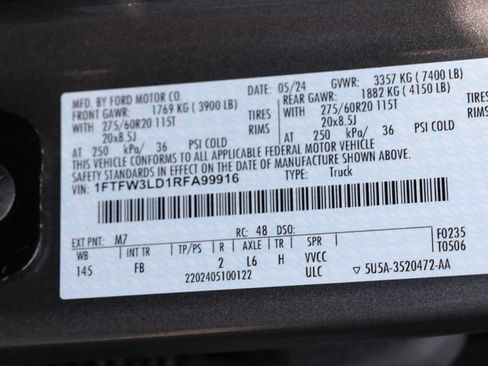 Used 2024 Ford F150 XLT w/ Equipment Group 302A MID AWD/4WD image 32