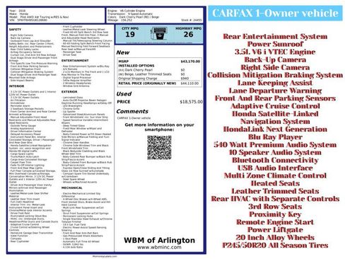 Used 2016 Honda Pilot Touring image 2