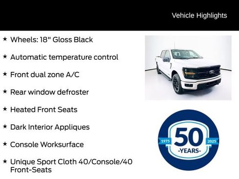 Certified 2024 Ford F150 XLT w/ Equipment Group 302A MID AWD/4WD image 11