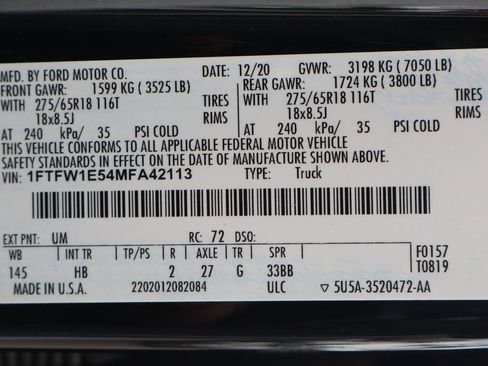 Used 2021 Ford F150 Lariat AWD/4WD image 59