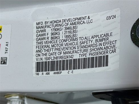 Certified 2024 Honda Civic Sport image 30