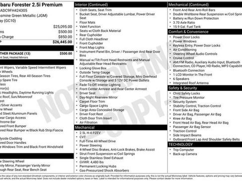 Used 2015 Subaru Forester 2.5i Premium w/ All-Weather Package image 12