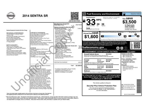 Used 2014 Nissan Sentra SR w/ SR Driver Package FWD image 3
