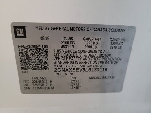 Used 2020 Chevrolet Equinox LS AWD/4WD image 33