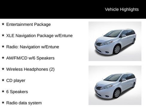 Used 2013 Toyota Sienna XLE w/ Entertainment Pkg AWD/4WD image 7