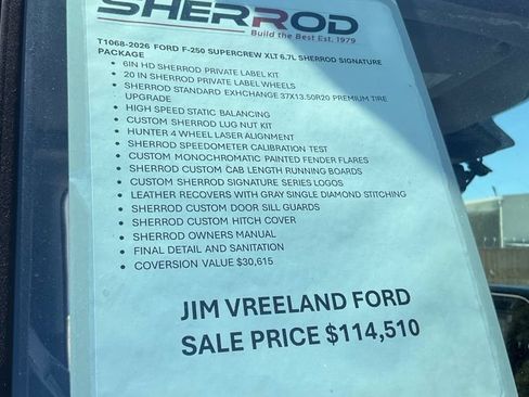 New 2026 Ford F250 XLT w/ XLT Premium Package AWD/4WD image 2