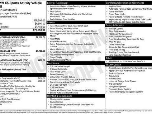 Used 2026 BMW X5 sDrive40i w/ Climate Comfort Package RWD image 45