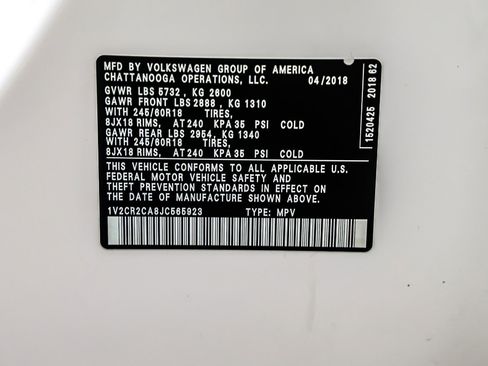 Used 2018 Volkswagen Atlas SE image 24