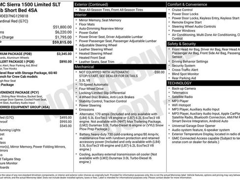 Used 2022 GMC Sierra 1500 SLT w/ SLT Premium Package AWD/4WD image 18