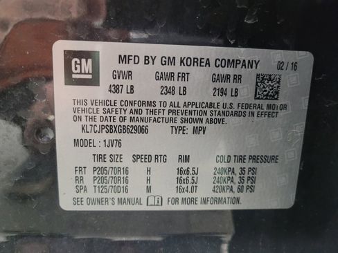 Used 2016 Chevrolet Trax LT w/ LT Convenience Package image 33